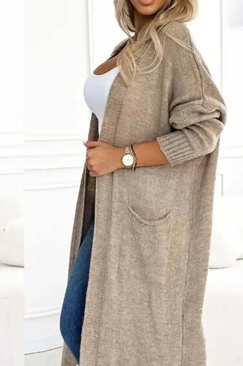 Women's casual loose knitted cardigan